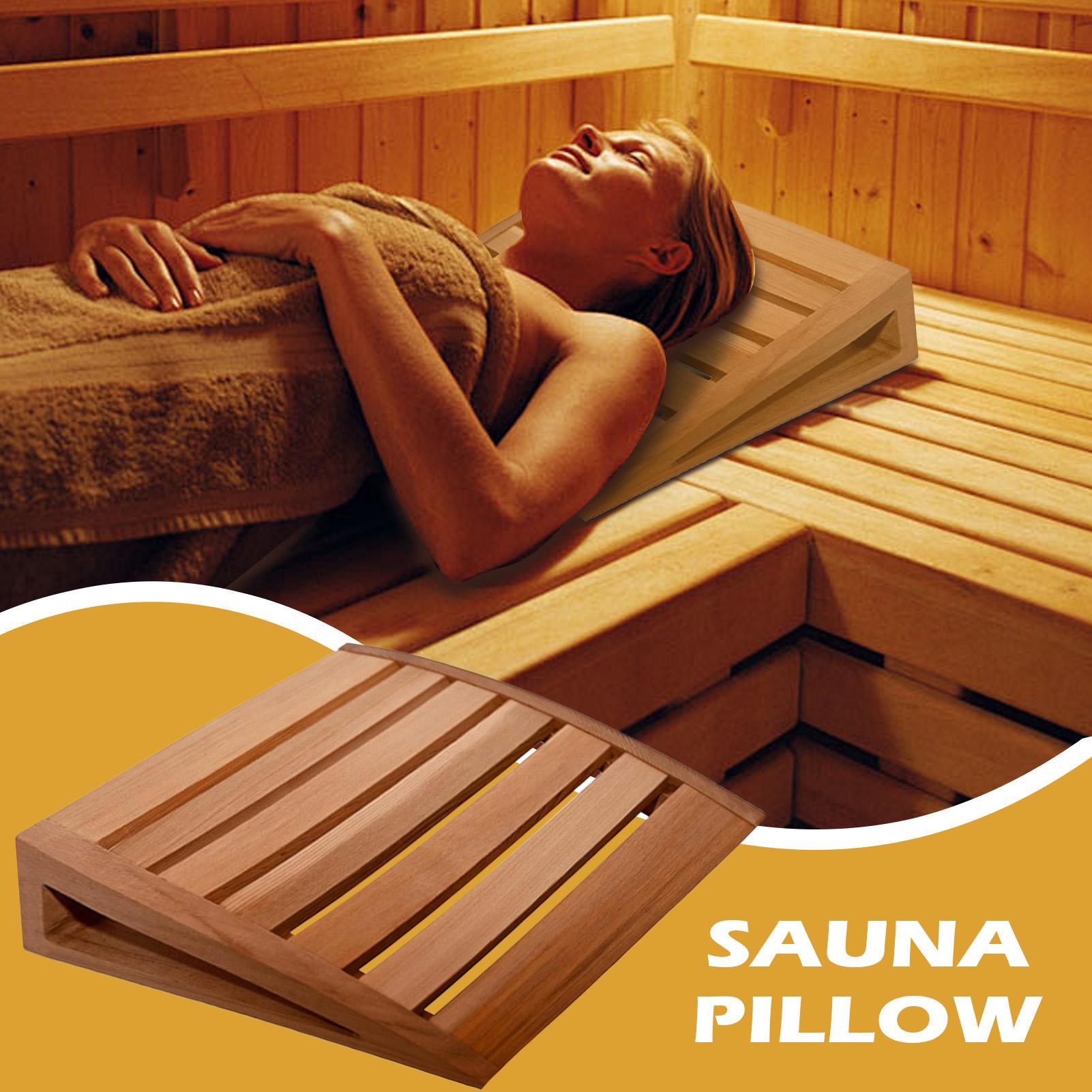 

Sauna Neck Pillow Natural Wooden Non-Slip Breathable Home Sauna Neck Rest Pillow For Home Room Commercial Resting Relaxing China Mainland