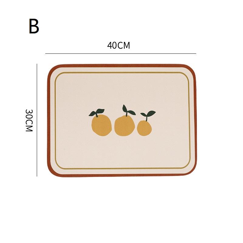 Retro Heat Resistant Placemat Oil-Proof Waterproof Pu Leather Dining Room Table Mat Kitchen Tableware Bistro Bar Home Decor