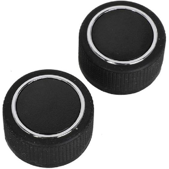 Rear Radio Audio Volume Control Knob Dial Tuner Premium Replacement Kit Button Cover Covering Caps Fit For Chevy Chevrolet Silverado 07-13 GMC