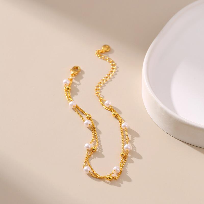 Chain Multi-layer Women's Jewelry Pearl Bracelet Handmade Fashion Jewelry