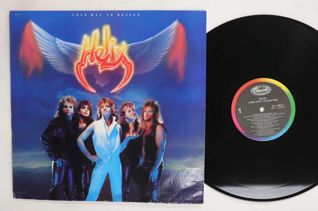 LP Record HELIX Long Way To Heaven ST12411 CAPITOL 1985 US Metal Used