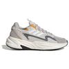 adidas Ozwave Fabric Synthetic Leather Comfortable Versatile Trendy Low-Top Dad Sneakers Unisex Sneakers Gray White IE6057