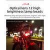 USB Highlight Bicycle Tail Light, Mountain Bike Headlight Set, Night Riding Safety Warning Light