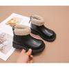 Korean Version Suede Winter Children's Shoes Big Children's Martin Boots Girls' Fur Short Boots Girls' Suede Boots for Warmth