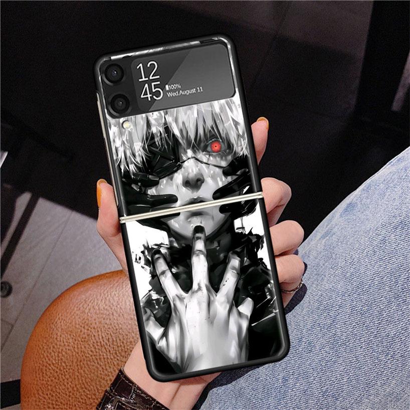 G-Ghoul Tokyo Kaneki Ken Phone Case For Samsung Z Flip 7 6 5 4 3 Galaxy ZFlip7 ZFlip6 ZFlip5 ZFlip4 ZFlip3 5G Print Cover