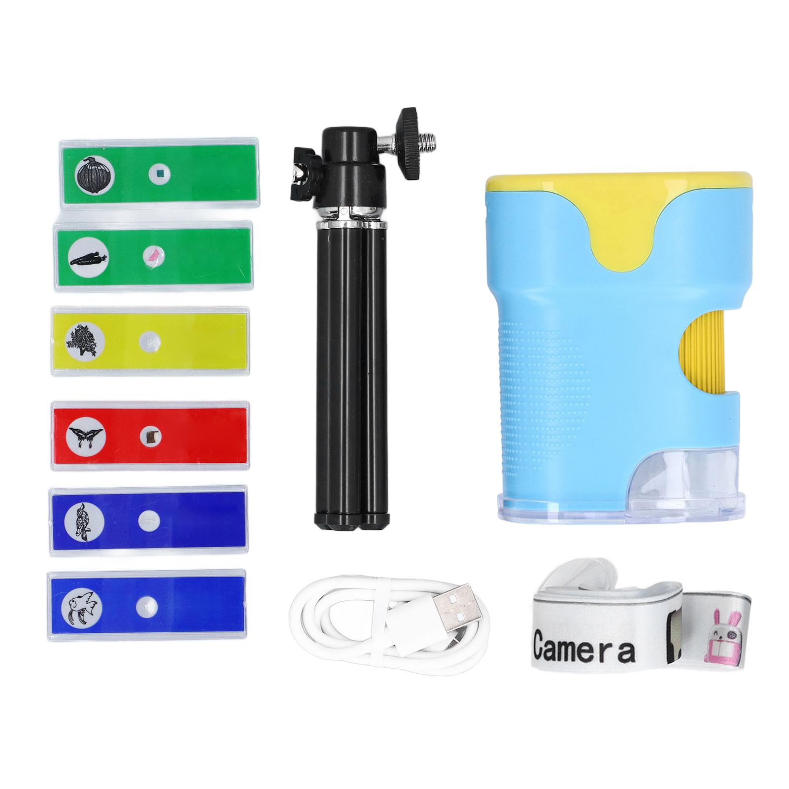 

1000X Handheld Microscope 2 Inch Color Screen Kids Portable Digital Microscope with FHD 10MP Photo білий