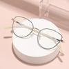 Cat Eye Glasses for Women Flat Light Blue Light Protection Student Frame Style Optical Glasses