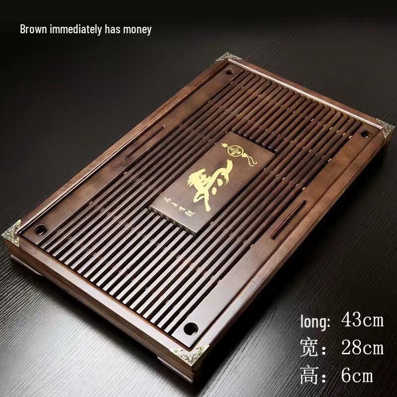 Solid Wood Household Tea Tray