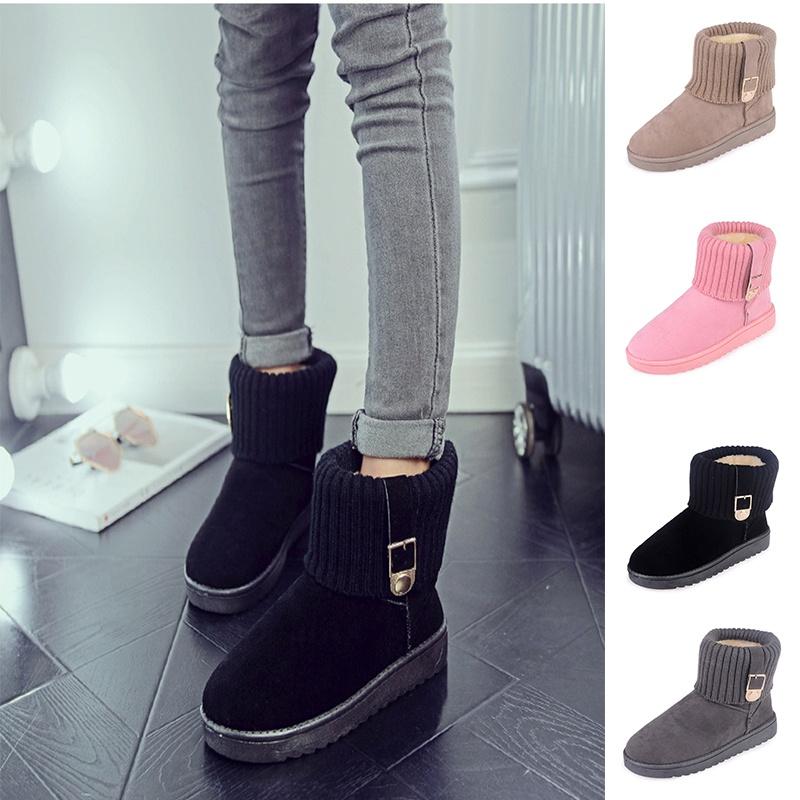 Elegant Winter Warm Snow Boots For Women And Girls With Cozy Mini Bailey Bow Design