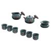 Ge Kiln Ceramic Gongfu Tea Set - Lotus Rhyme Automatic 12-Piece