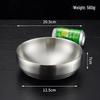 Ru Han Large Capacity Stainless Steel Noodle and Soup Bowl