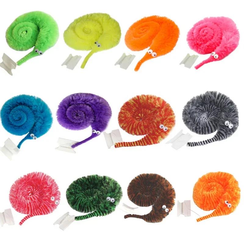 Fuzzy Worm Magic Toys Children's Interactive Magic Games Prank Props Cat Wands Fun Play Toys For Boys Girls Cool Birthday Gifts
