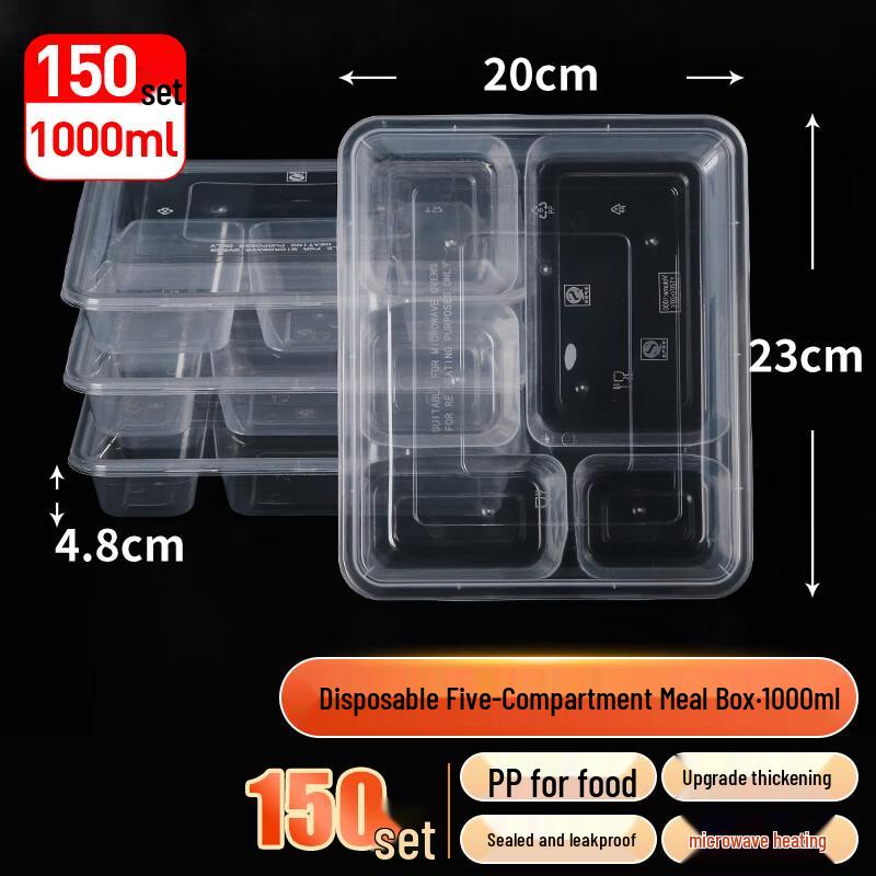 Uao Disposable Food Containers with Lids