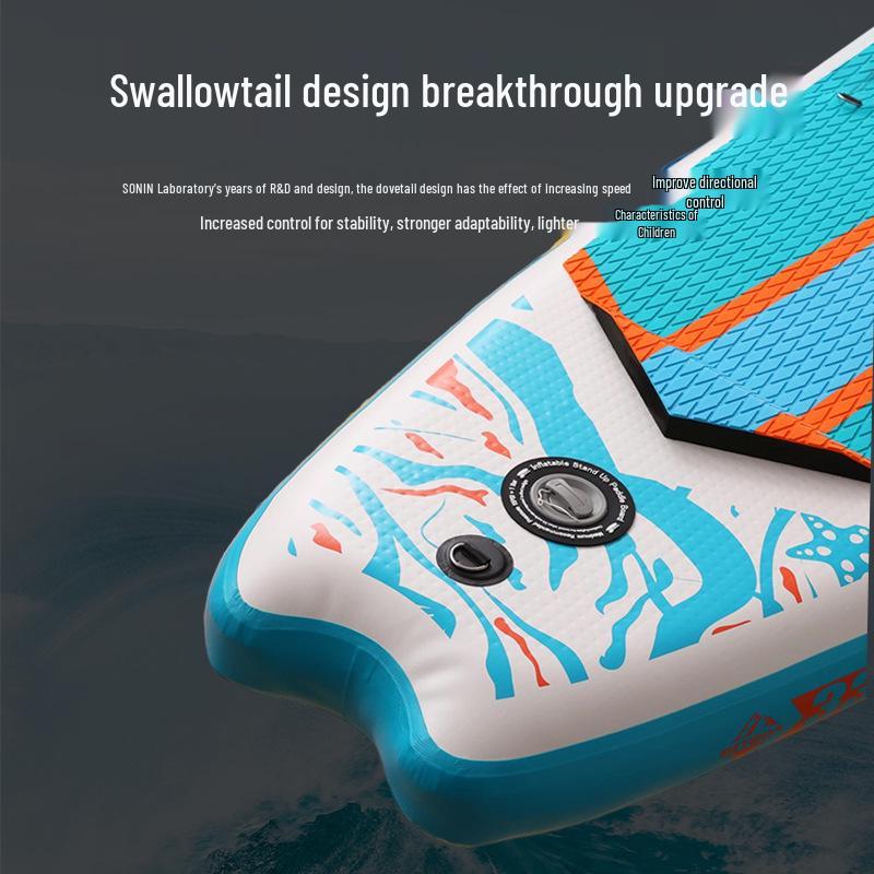 Foldable Inflatable Stand-Up Paddleboard for Surfing and Racing