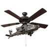 Helicopter Hanging Display Set, Ceiling Mount Attachment for Aviation Themed Study, Bedroom or Hobby Room Decors