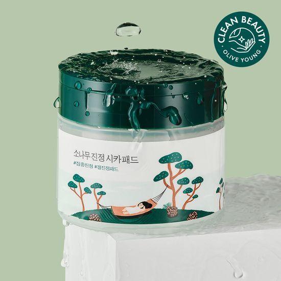 Round Lab Pine Calming Cica Pads 50 Sheets