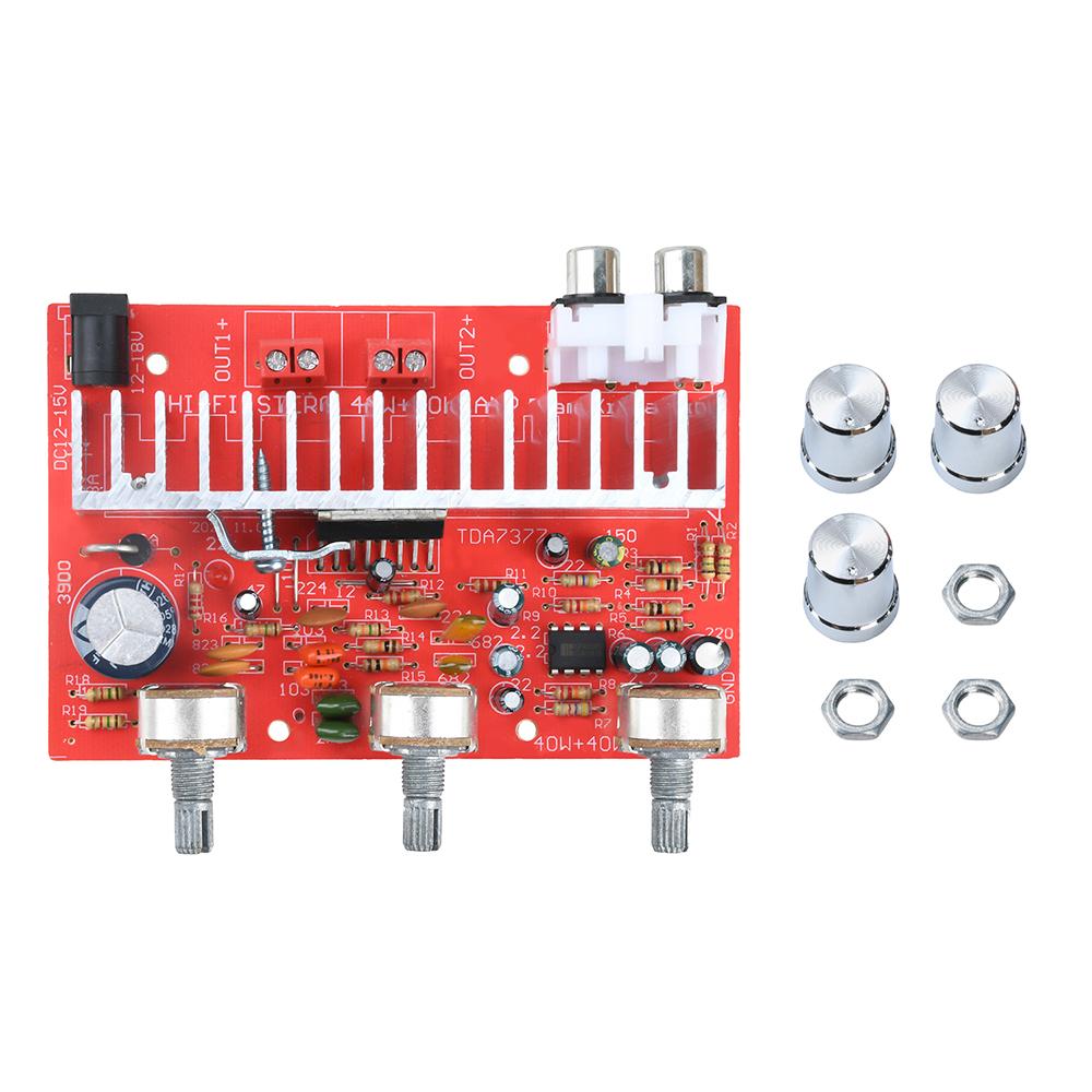 

TDA7377 Dual Channel Digital Power Audio Amplifier Board Stereo Car Amplifier 40W+40W DC 12-15V