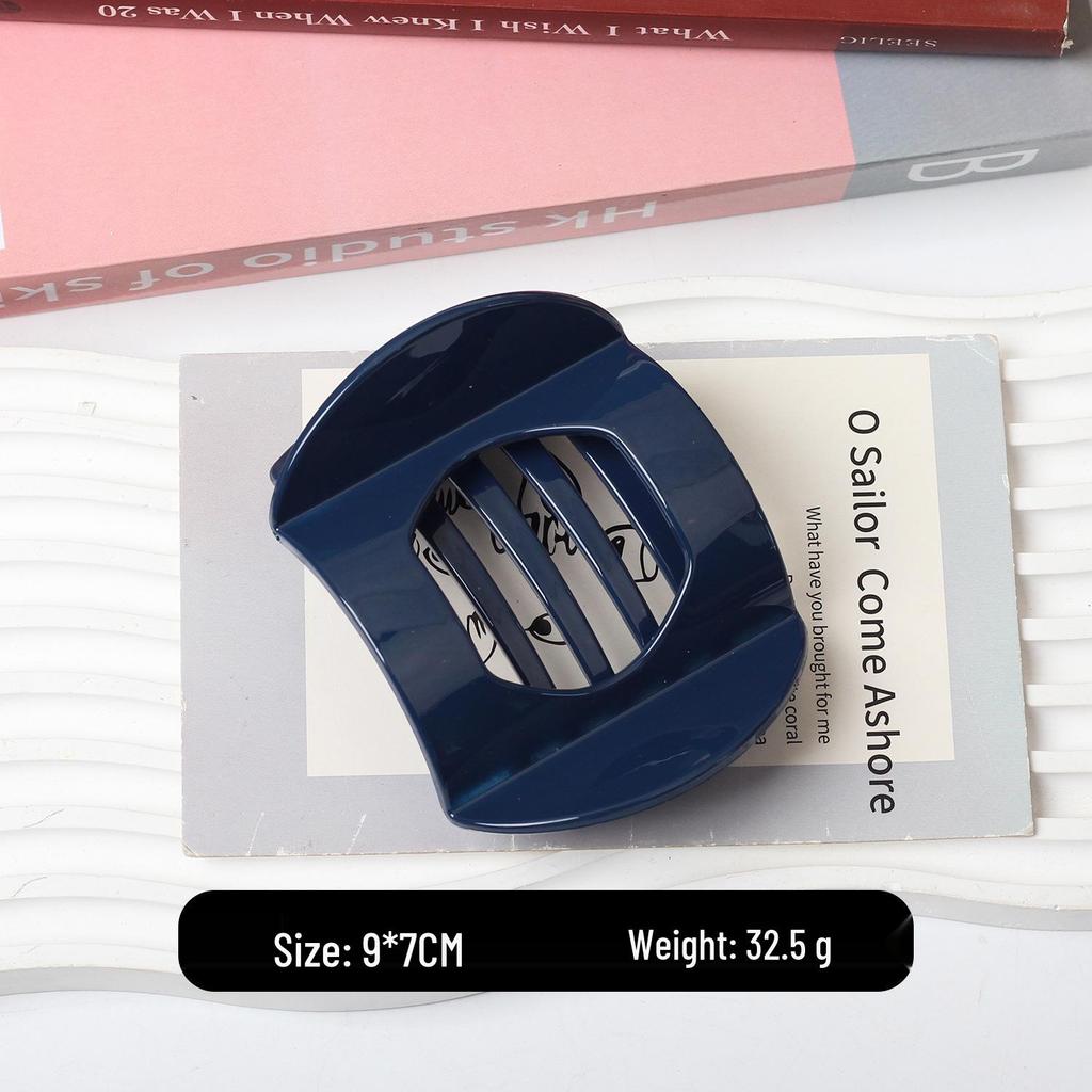 Hohle Quadratische Fünfzahn-Haarklammer: Vielseitiger horizontaler Clip für Kopfbedeckungen und Haarstyling