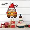 Christmas Gifts for Families Door Sign, Gnome Shape with Adjustable Hemp Rope, Vintage Hanging Decorative Signs Decoration Wall Signs, Home