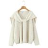 French Autumn Gentle Style Soft Knitwear Pullover and Shawl Two-Piece Set Sweater Top