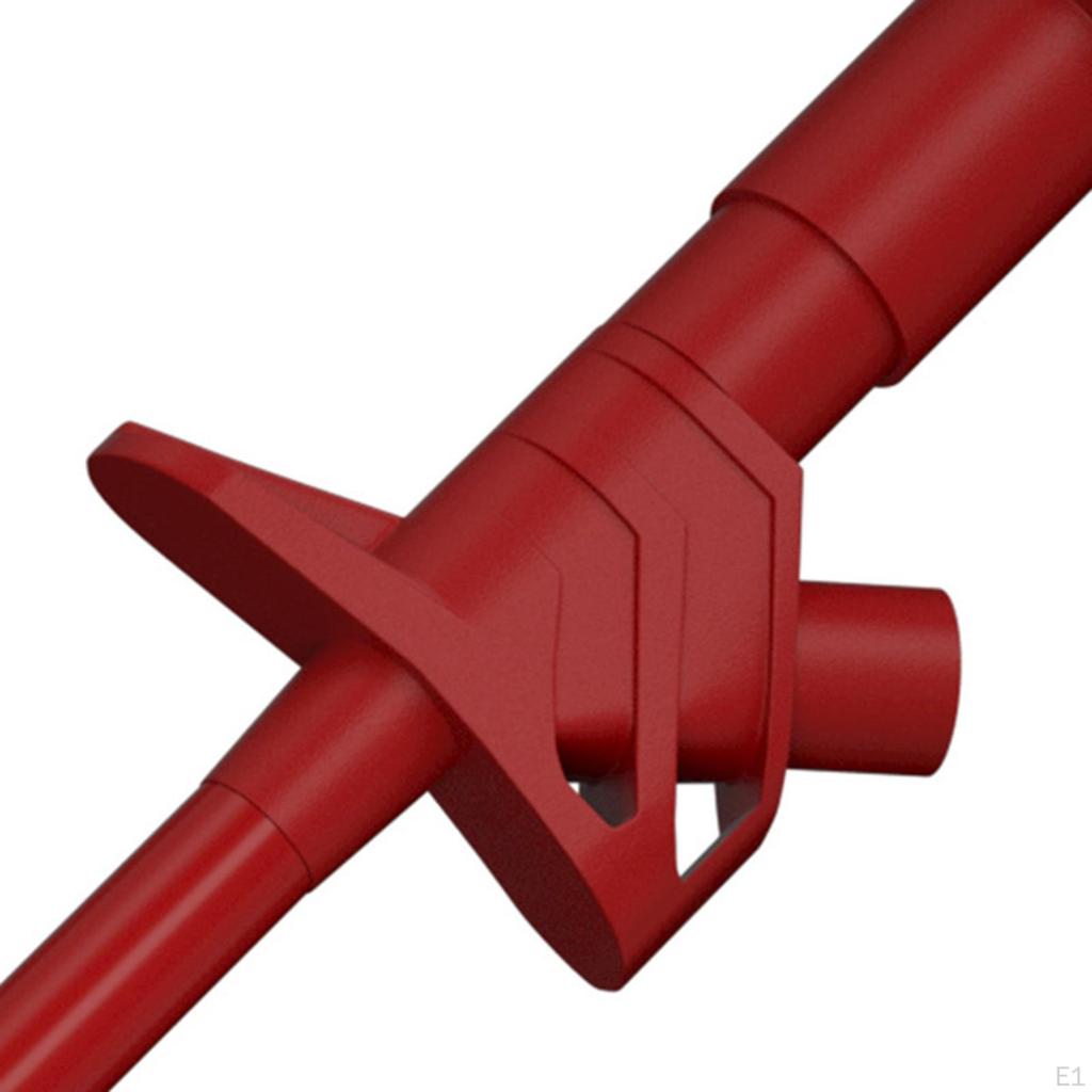 Insulation Test Clip 4mm Banana Plug Multimeter Repair Tool Hook Fully Insulated Quick Piercing