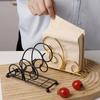 Stable Iron Napkin Holder Stainless Steel Countertop Napkin Organizer Table Decoration