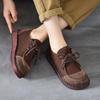 New Women's Soft Moccasins Slip-On Lazy Shoes Designer 2025 Autumn Female Round Real Leather Flats Luxury Buckle Footwear