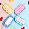 Pack Of 4 Food Grade Silicone Ice Lolly Maker with Stick Dishwasher Safe Ice Cream Moulds Popsicles Making Molds