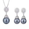 Jewelry Copper Bottom Gold-Plated Fritillary Pearl Retro Set 16Mm14Mm