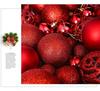 100-teilige farbige hohle Weihnachtsbaumkugeln (3-6 cm)