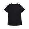 Li Ning Sports Lifestyle Series Solid Color Round Neck Comfortable Versatile Breathable Short Sleeve T-Shirt Women T-Shirts Black ATSU872-1