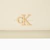 Calvin Klein Casual Minimalist Metal Buckle Chain Crossbody Commuter Bag Women Shoulder Bag White Gold DH2806-RYW