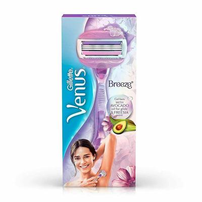 Rasoio depilatorio Venus Breeze per donna con oli di avocado