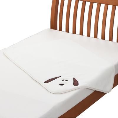 Nishikawa Snoopy Flauschiges Gesichtsmuster Hergestellt in FQ73400008 Überwurf, 100x70cm, Waschbar, Decke, Umweltfreundlich, Ungefärbt, Japan, Creme,