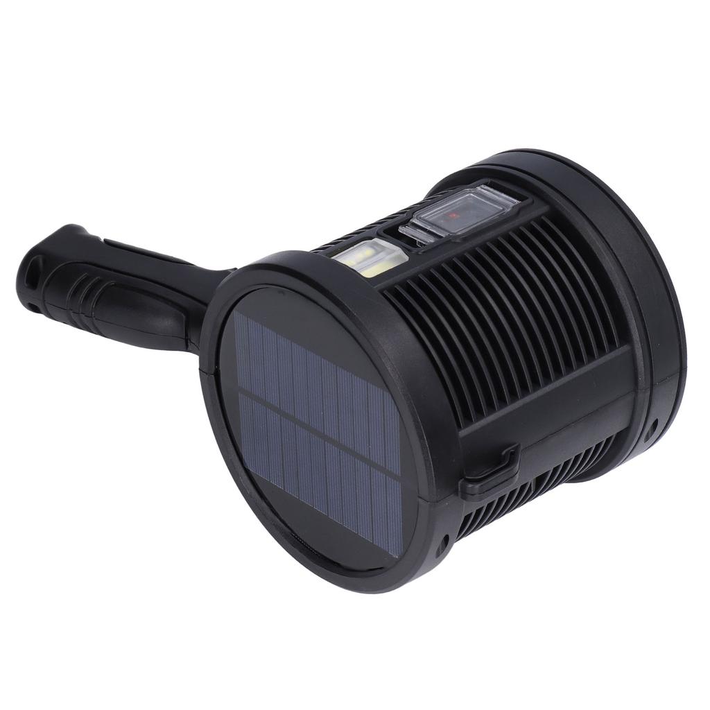 P90 Multifunctional Searchlight 6 Modes LED Solar Power Flashlight Waterproof for Camping Hunting