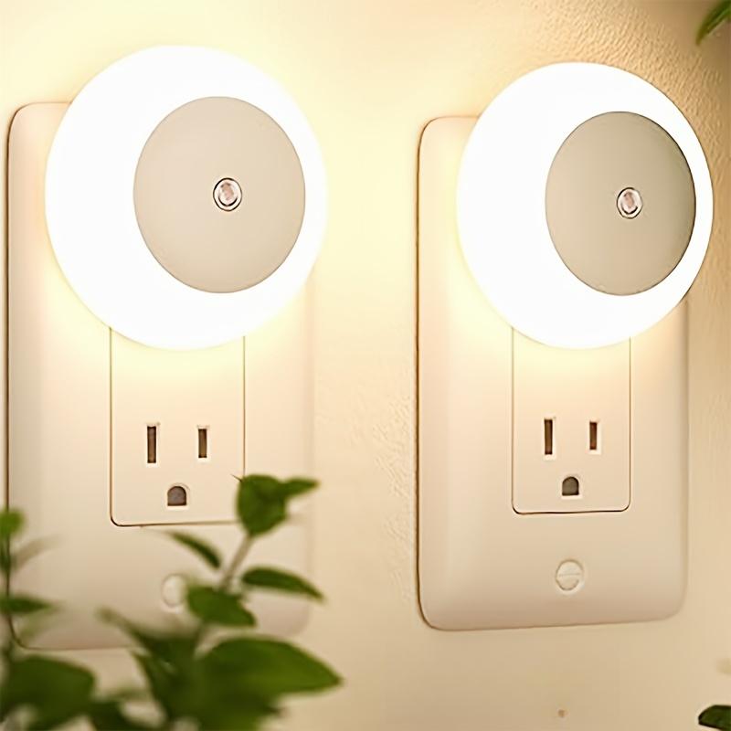 Plug-in Light-controlled Sensor Smart Night Light Dusk-to-dawn Sensor Light Control Switch Suitable for Corridors, Bedrooms, Children's Rooms