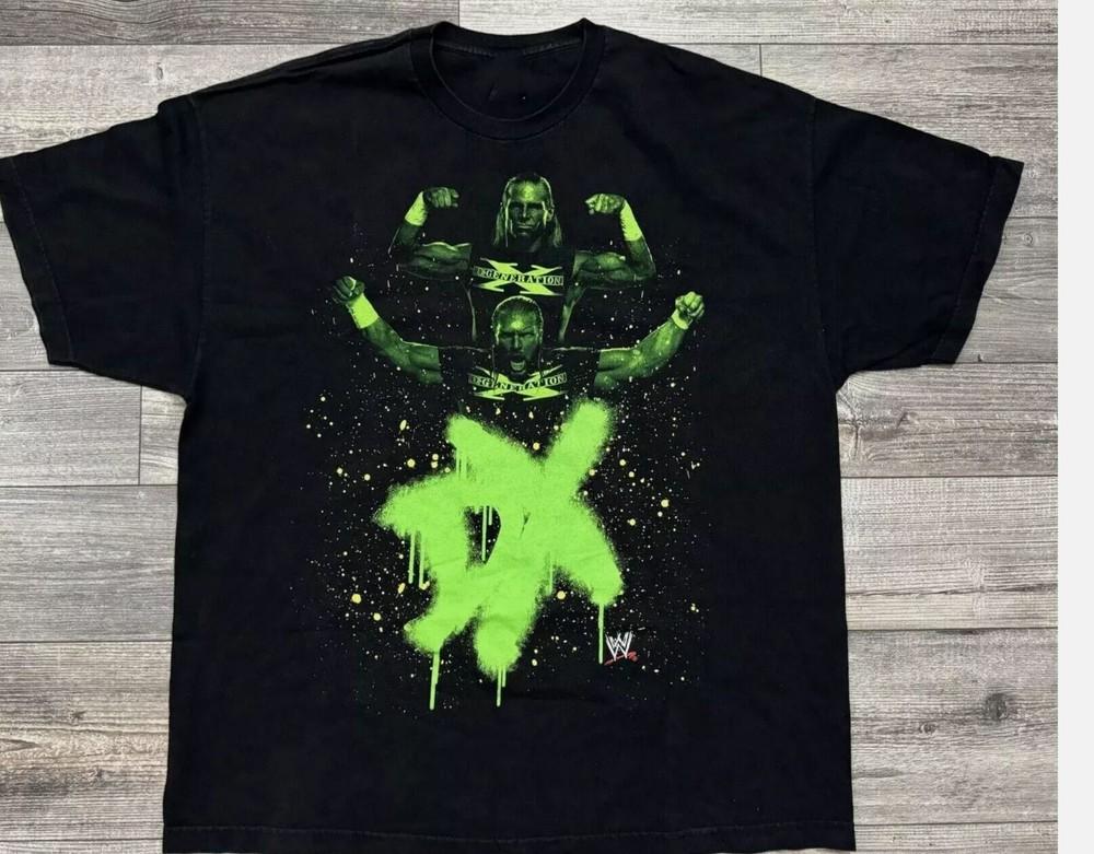 DX D-Generation X Triple H Shawn Michaels Футболка Полный Размер S-5XL Унисекс Футболка XXXXL
