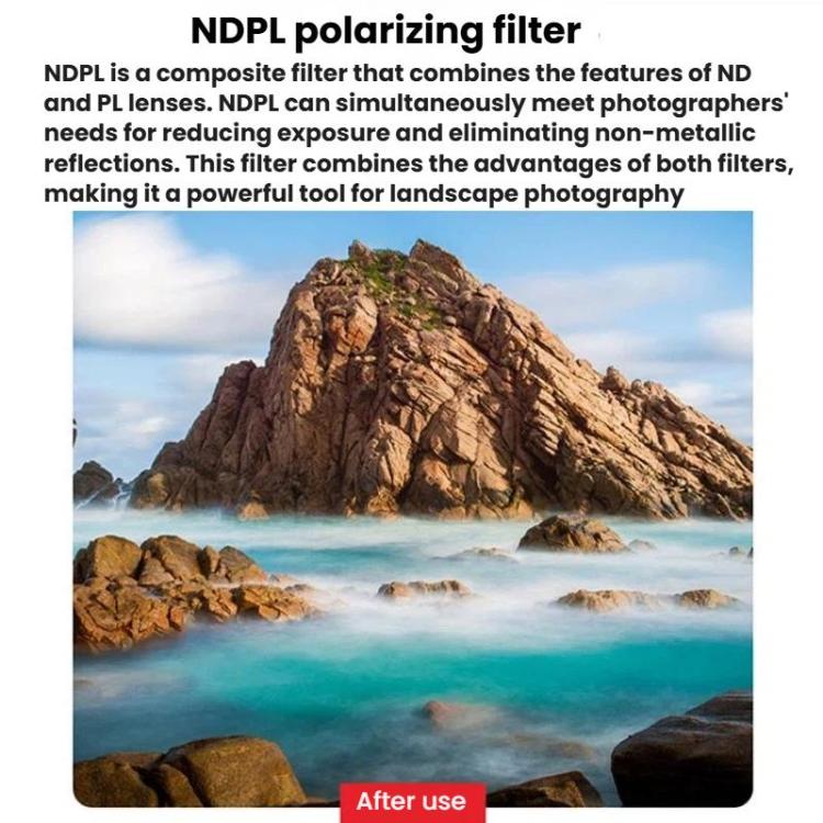 Camera‑Lens‑Filter Accessory, NDPL Optical‑Glass Drone‑Lens Filter For DJI Mini 4K / Mini 2 / Mini 2 SE / Mini SE / Mavic Mini