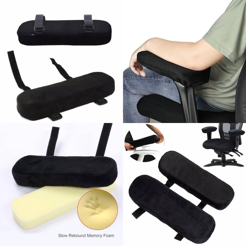 Minimalist Office Chair Armrest Cushion With Memory Foam For Gaming And Work Comfort