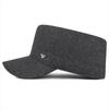 Men's Fleece Lined Earflap Flat Top Winter Cycling Hat