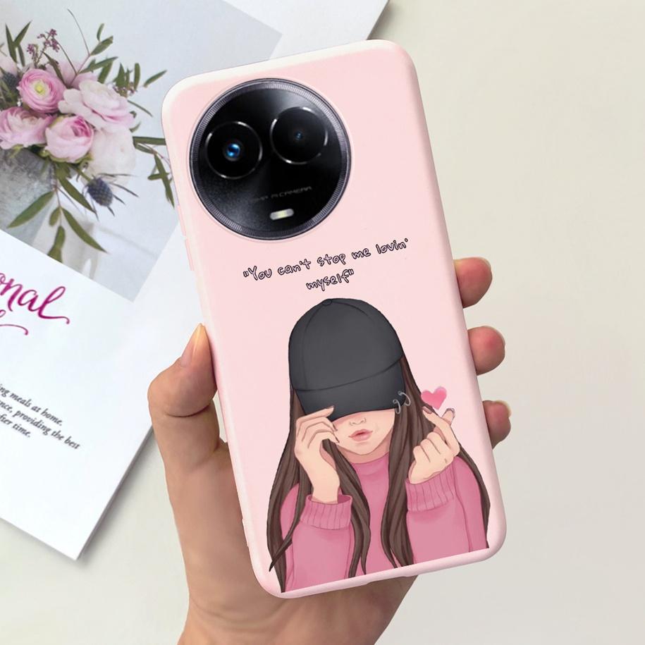 Shockproof Case For Realme 11 5G / Realme 11X Phone Cover Fashion Girls Soft Silicone Funda For Realme11 11 X 2023 RMX3785 Coque