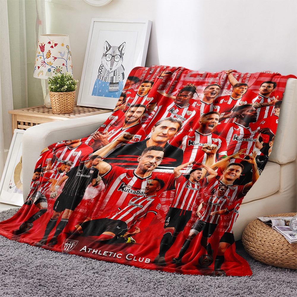 Bilbao Print FlAannel Blanket, High Quality Comfortable for All Seasons, Home Decor, Warmth and Comfort
