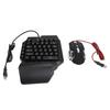 RGB One Handed Gaming Keyboard and Mouse Combo Keyboard Mouse Converter Adjustable Phone Stand 4 in 