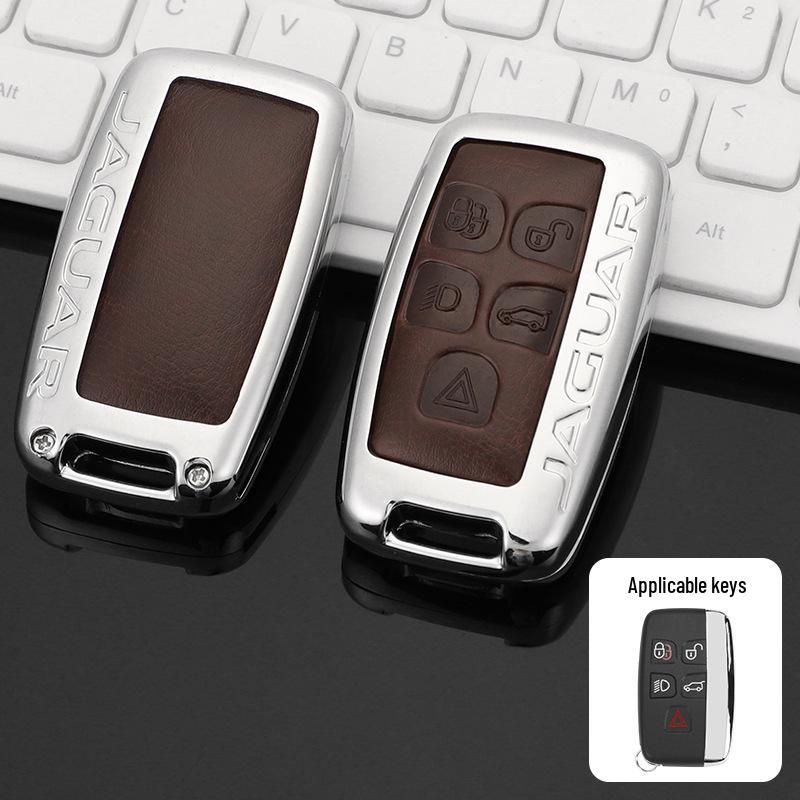 Jaguar Key Case: Compatible with XEL, XFL, F-Pace, XJL, XF, XE, F-Type 2022 Models – Luxury Shell Buckle Bag