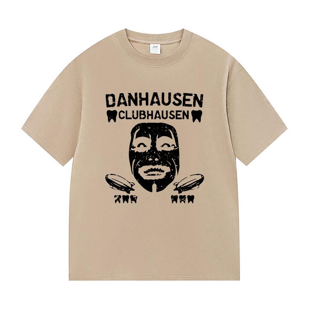 2026 Horký Danhausen Wrestler Potisk Tričko Pánské Hip Hop Vintage Bavlna Krátký Rukáv Tričko Punk Gotické Módní Oblečení Tričko