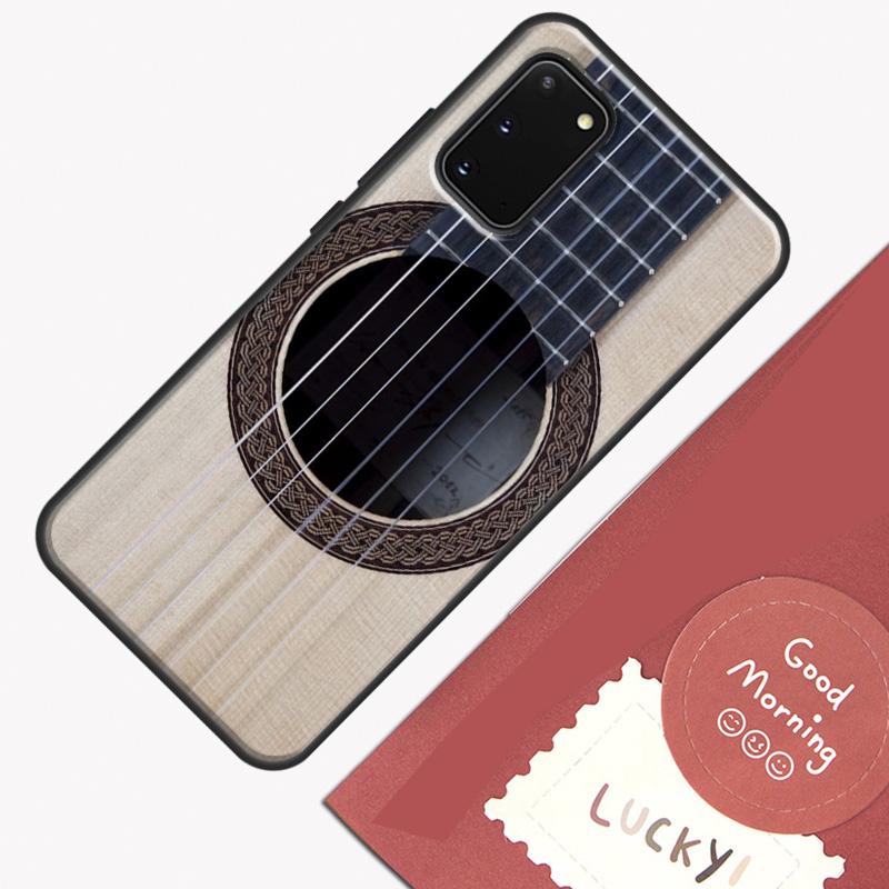 

Classic Wood Guitar Phone Case For Samsung Galaxy S25 S26 Ultra S20 S21 S22 S23 S24 Plus S9 S10 S25 FE Cover Shell Galaxy S23 Plus