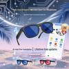 AI Smart Glasses: Translation, Meeting Recording, Photo Capture, Voice Assistant, Bluetooth Calls, Cycling Functionality