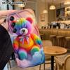 Phone Case: 2D Flat Samsung Galaxy A34 A35 M05 M06 S20 S22 S21 FE Plus 5G Protective Case, Rainbow Little Bear, Perfect Christmas and Halloween Holida