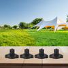 Gazebo Foot Brackets Plastic Supports For Tent Legs 21 By 21 Mm Tube 4 Pack