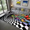 3D Optical Illusion Vortex Carpet - Bedroom & Living Room Floor Mat